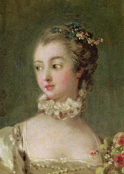 Madame de Pompadour (1721-64) (détail) - François Boucher